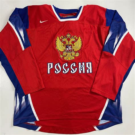 russia hockey nike 2018 winter olympics iihf replica jersey|Russia Hockey Fan Jerseys for sale .